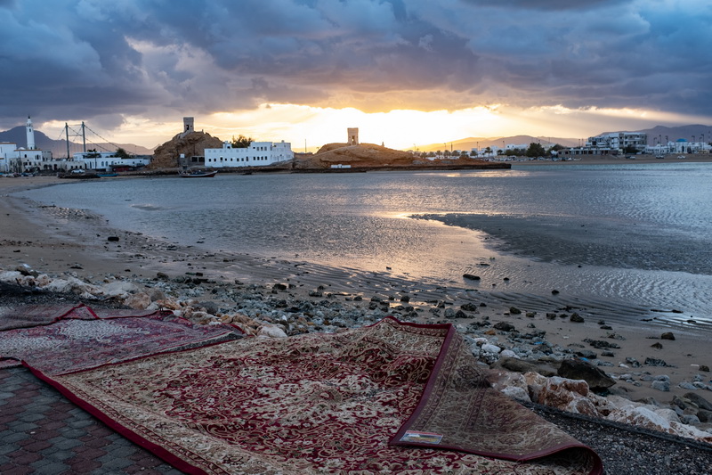 Sur Beach in the evening | rooftop-rental Oman
